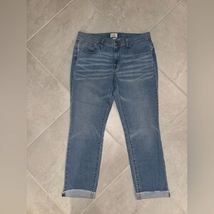 J. Crew Skinny Jeans in Mid Blue Wash